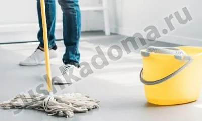 Откачка воды с пола