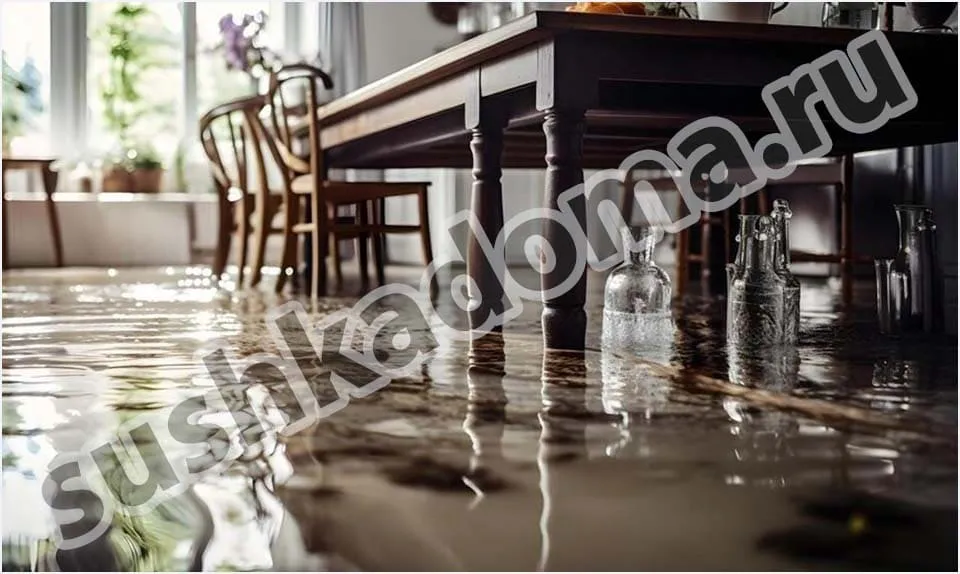 Откачка воды из ресторана Откачка воды из ресторана