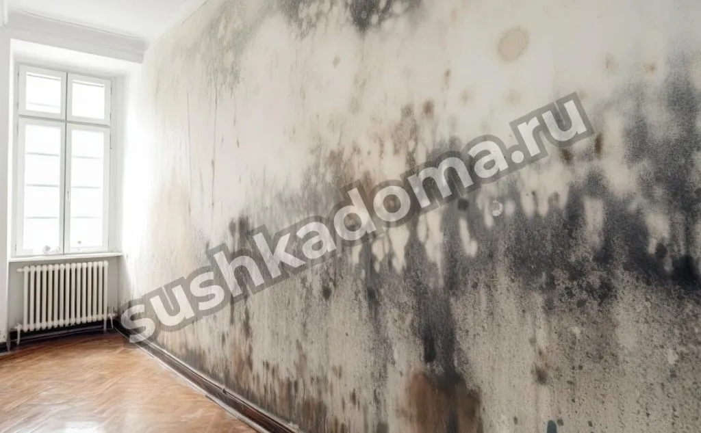 Удаление плесени в квартире
