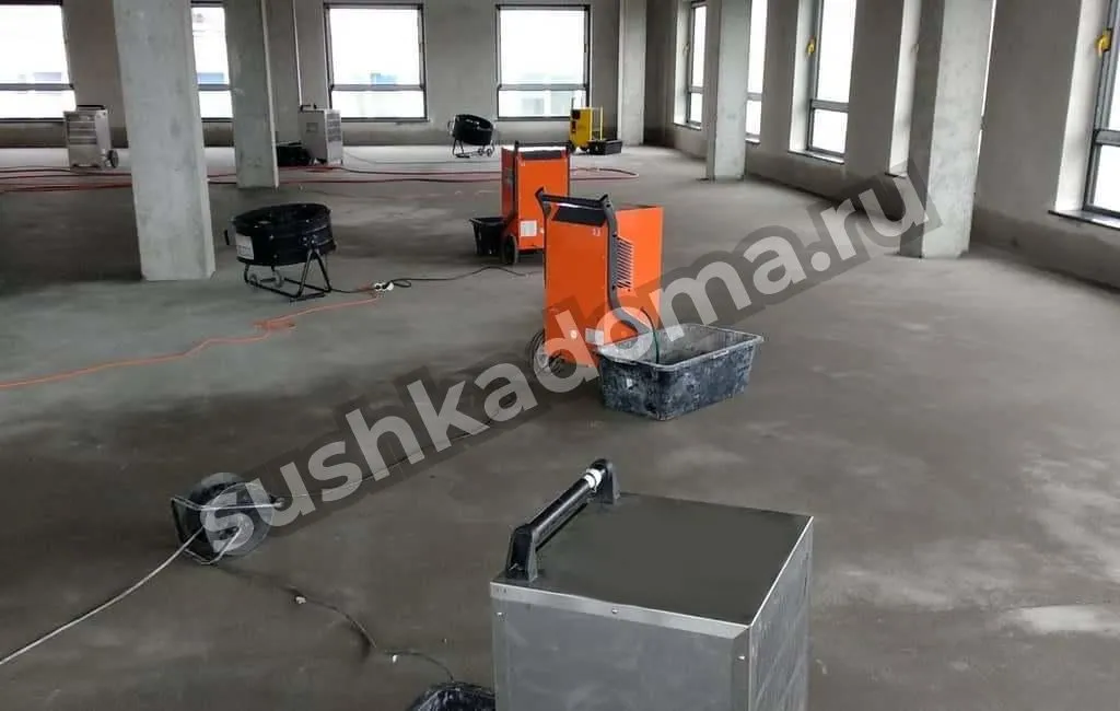 Осушение помещений во время и после ремонта