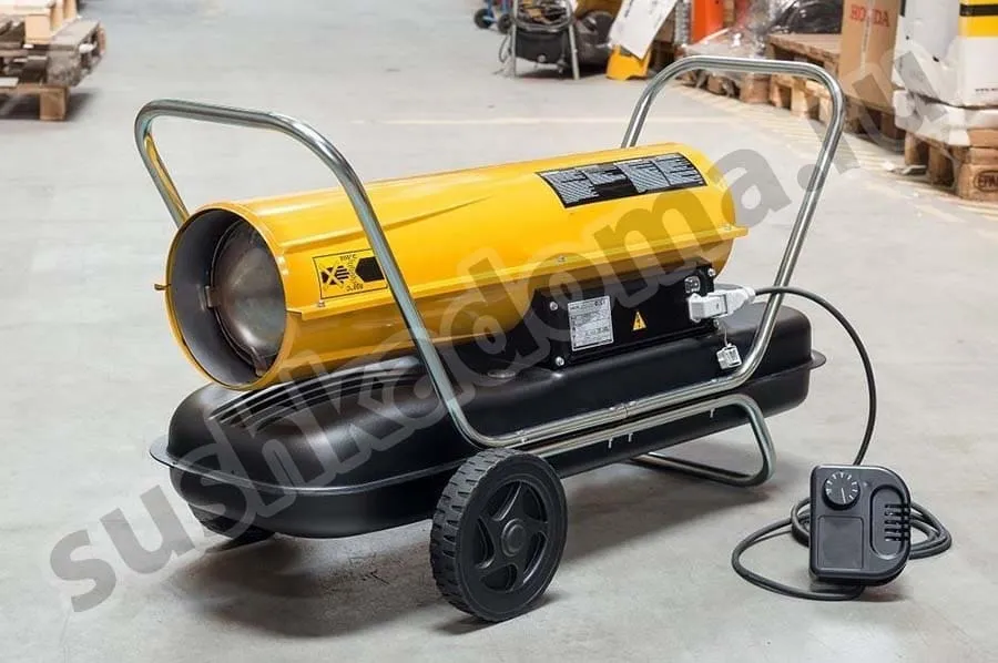 Как отапливать склады и производственные помещения тепловыми пушками