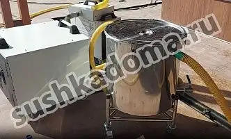 Просушка минеральной ваты в плоской кровле