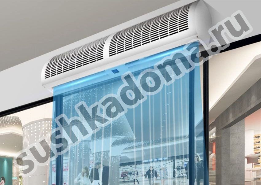 Тепловые завесы для торговых центров и комплексов. Купить или арендовать