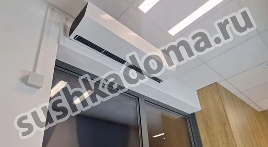 Электрические тепловые завесы для магазинов. Купить или арендовать