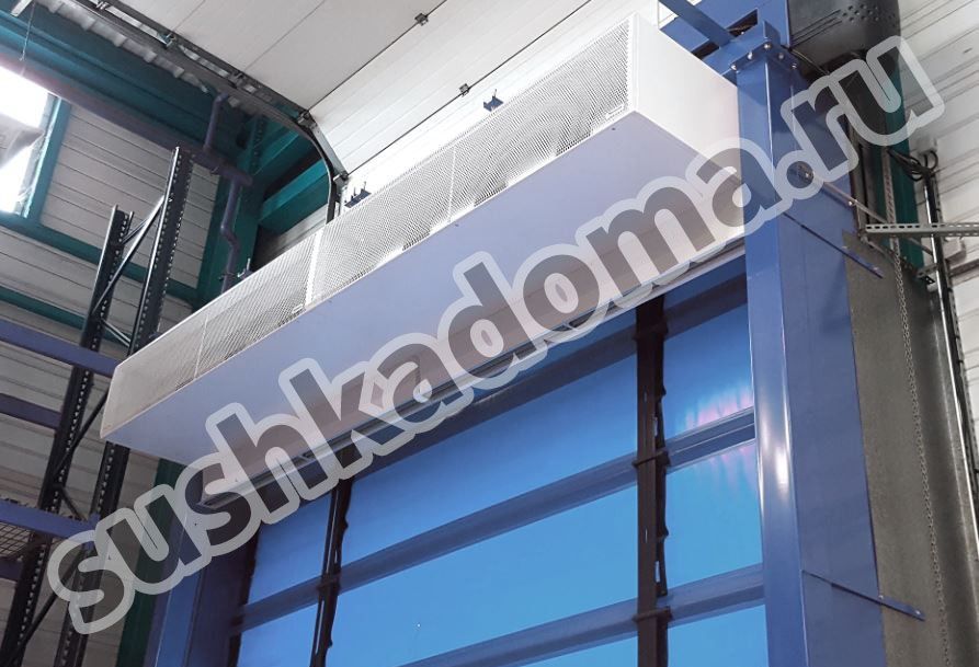 Промышленные тепловые завесы на ворота — купить или арендовать