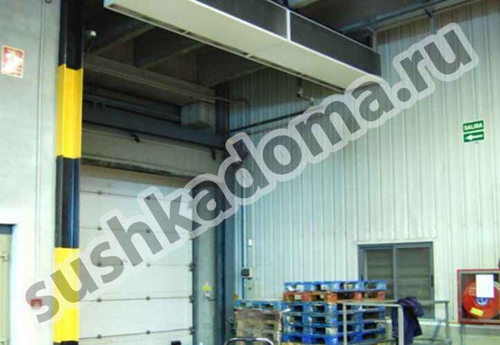 Промышленная тепловая завеса для ангара — купить или арендовать