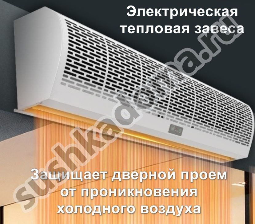 Электрические тепловые завесы для автомоек и автомастерских. Купить или арендовать