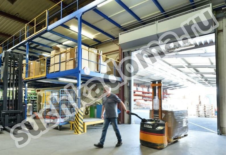 Промышленная тепловая завеса для склада — Купить или арендовать