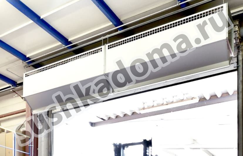 Промышленные электрические тепловые завесы. Купить или арендовать