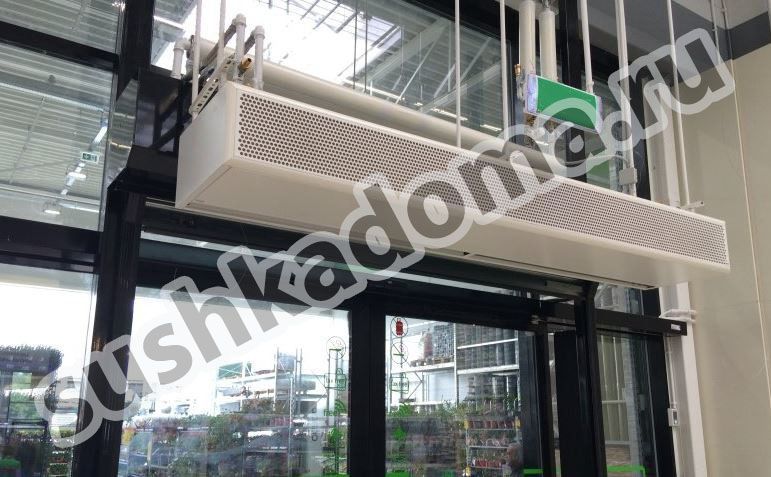 Тепловые завесы для торговых центров и комплексов. Купить или арендовать