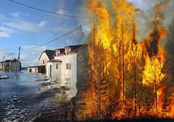 Промышленные осушители после затопления и пожара